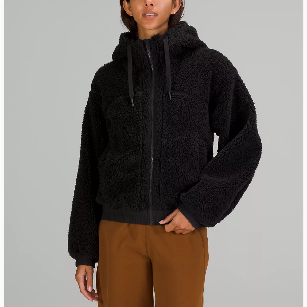 NWT Lululemon Reversible hooded fleece jacket
